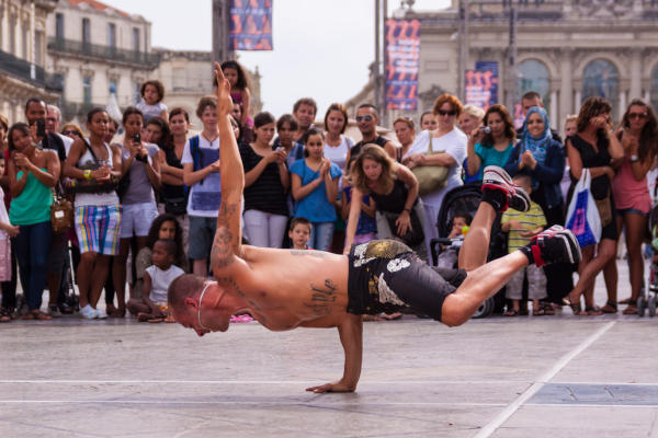 Everyone, even a street performer needs to learn a verbal self-defense