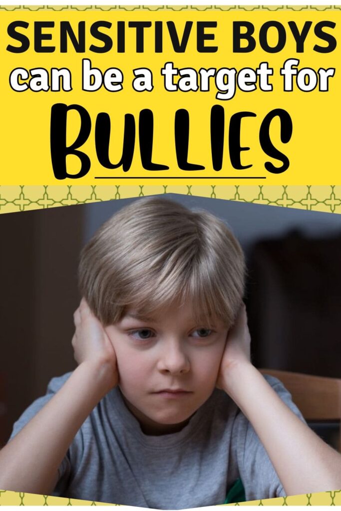 Sensitive boys can be a target for bullies